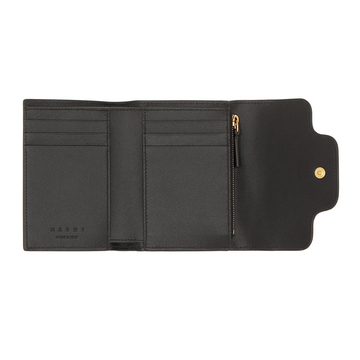 Thumbnail - Marni Portemonnaie - Trifold - Gr. unisize - in Schwarz - für Damen