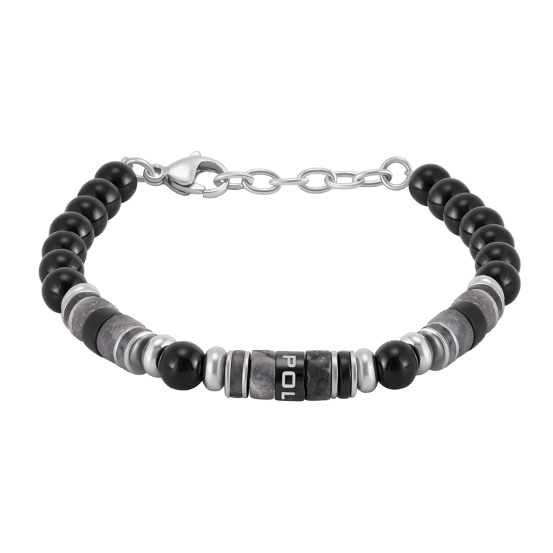 Police Armband Armband Cylindra- Herrenarmband- Farbe: schwarz schwarz