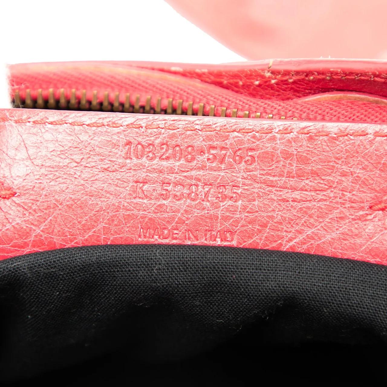 Thumbnail - Balenciaga Hobo Bags - Lambskin Motocross Classic First Satchel - Gr. unisize - in Rot - für Damen