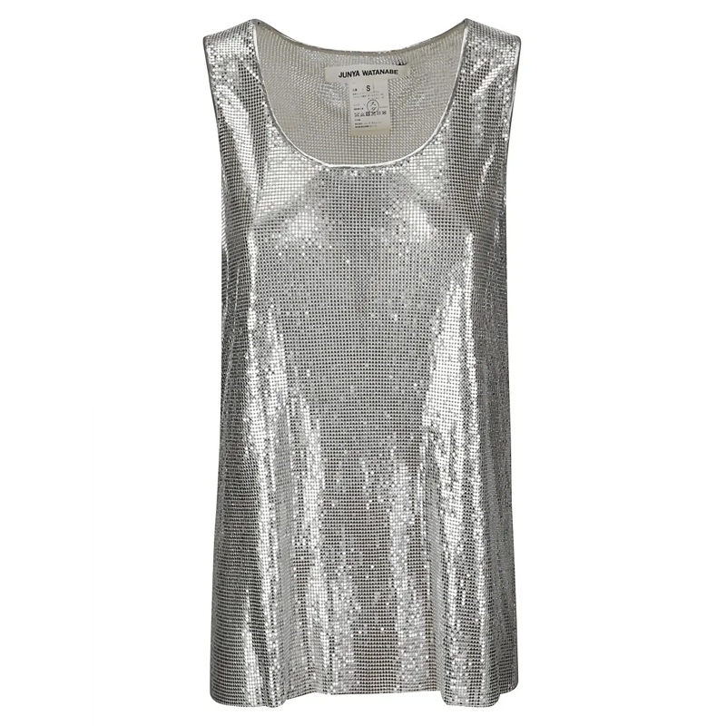 Junya Watanabe Blouse Metallic Fabric Top W Metallic