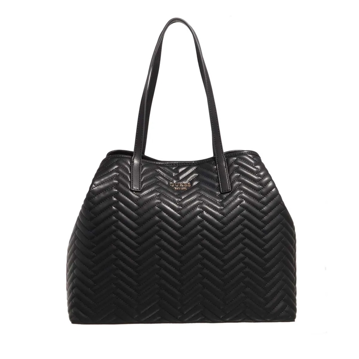 Guess Vikky Ii Large 2 In 1 Tote Black Shopping Bag