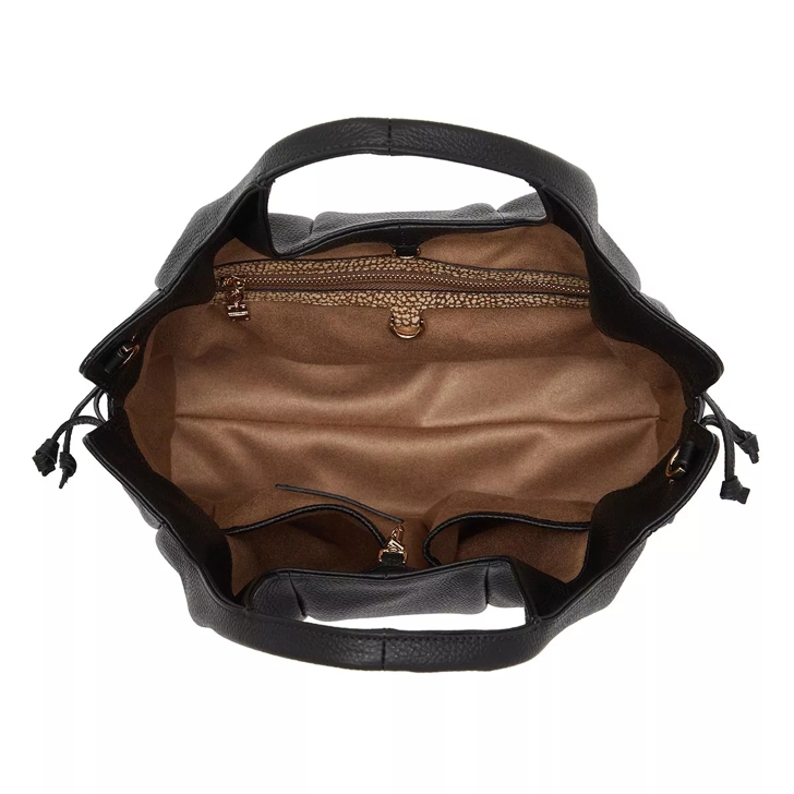 Borbonese Medium Savile Bag Black Tote