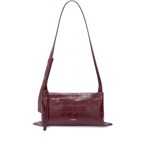 Jil Sander Schultertasche Empire Bag Burgundy