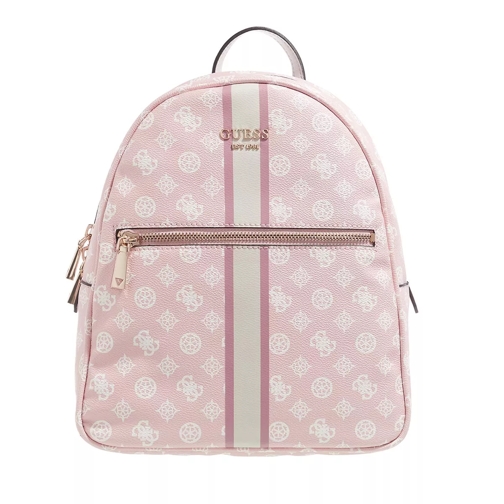 Guess Vikky Backpack Pink Logo Multi Sac à dos