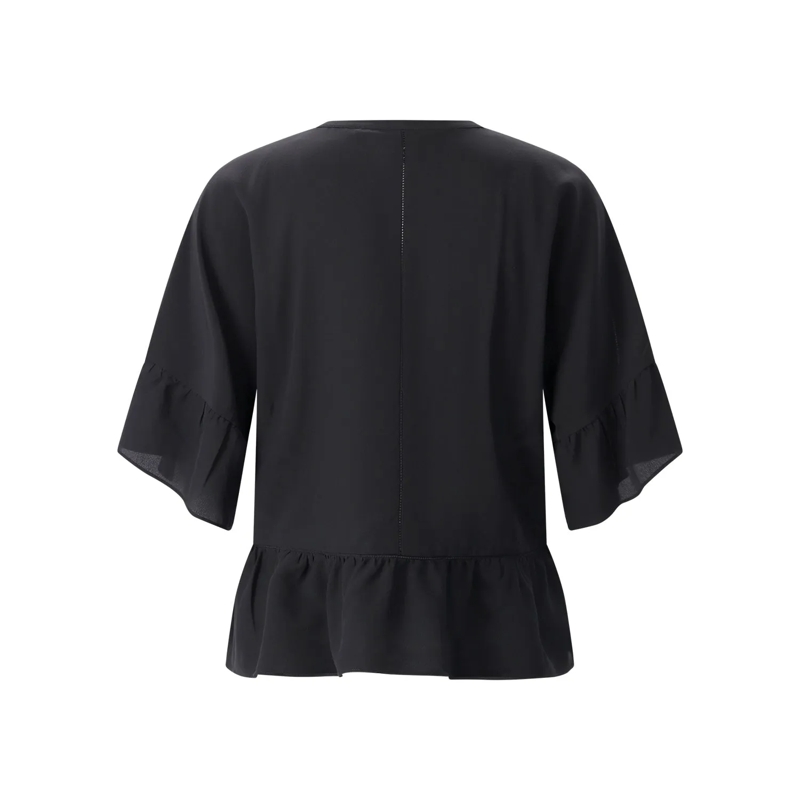 Emily can den Bergh Bluse Bluse aus Seide schwarz(Image 2)