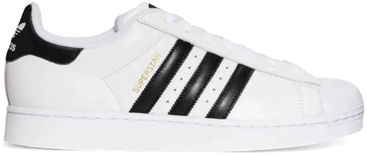 Adidas Low-Top Sneaker - adidas Superstar Beams White Black - Gr. 42_2_3 - in Weiß - für Herren