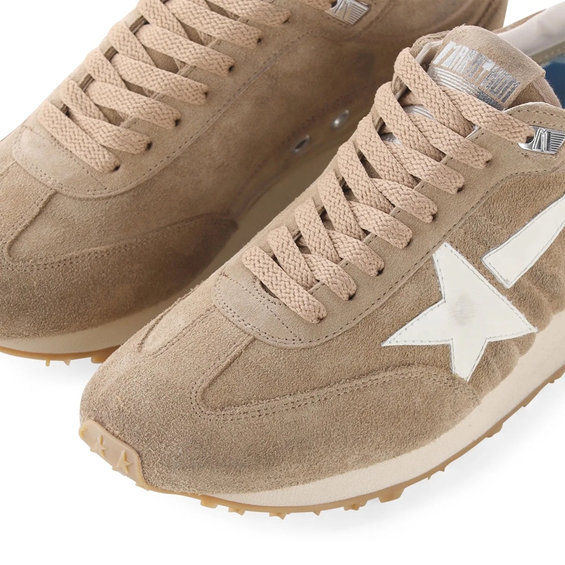 Golden Goose Low-Top-Sneaker Sneaker Marathon aus Velourseder braun(Image 4)