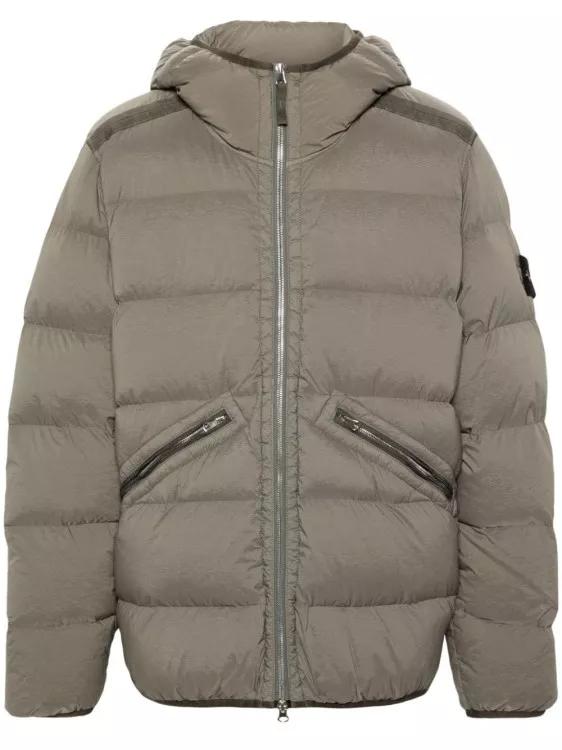 Stone Island - Compass-Badge Padded Jackets - Größe L - brown