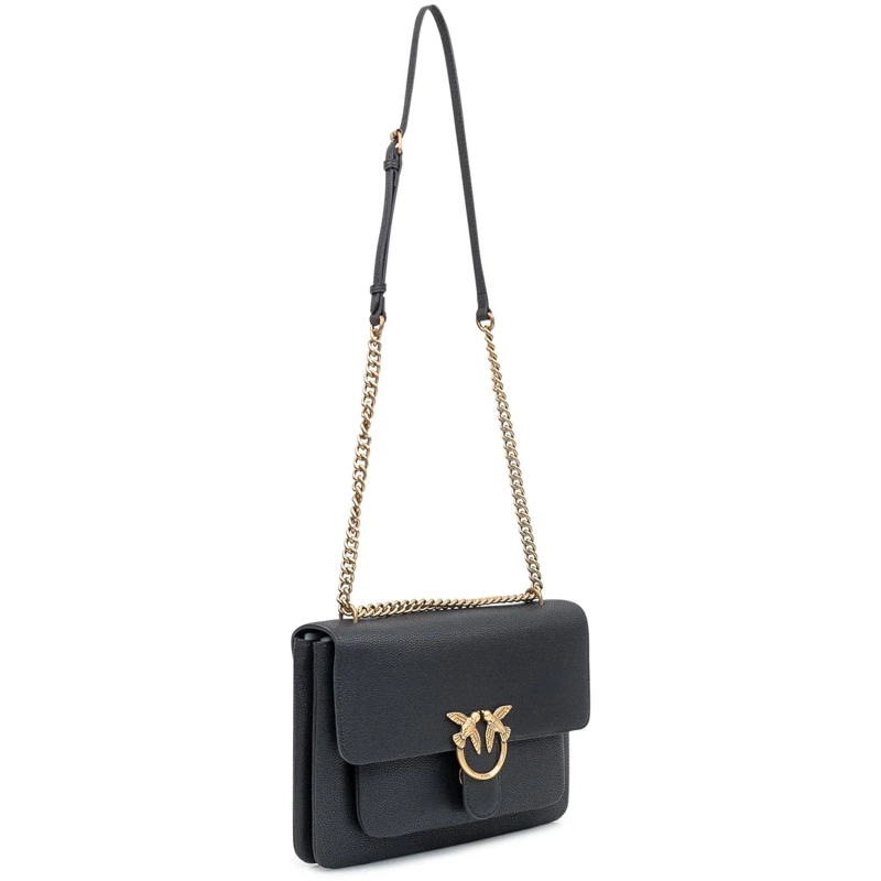 Pinko Schultertasche Borsa Love One Soft Big schwarz(Image 2)