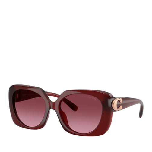 Coach Sonnenbrille Cad33 Milky Burgundy