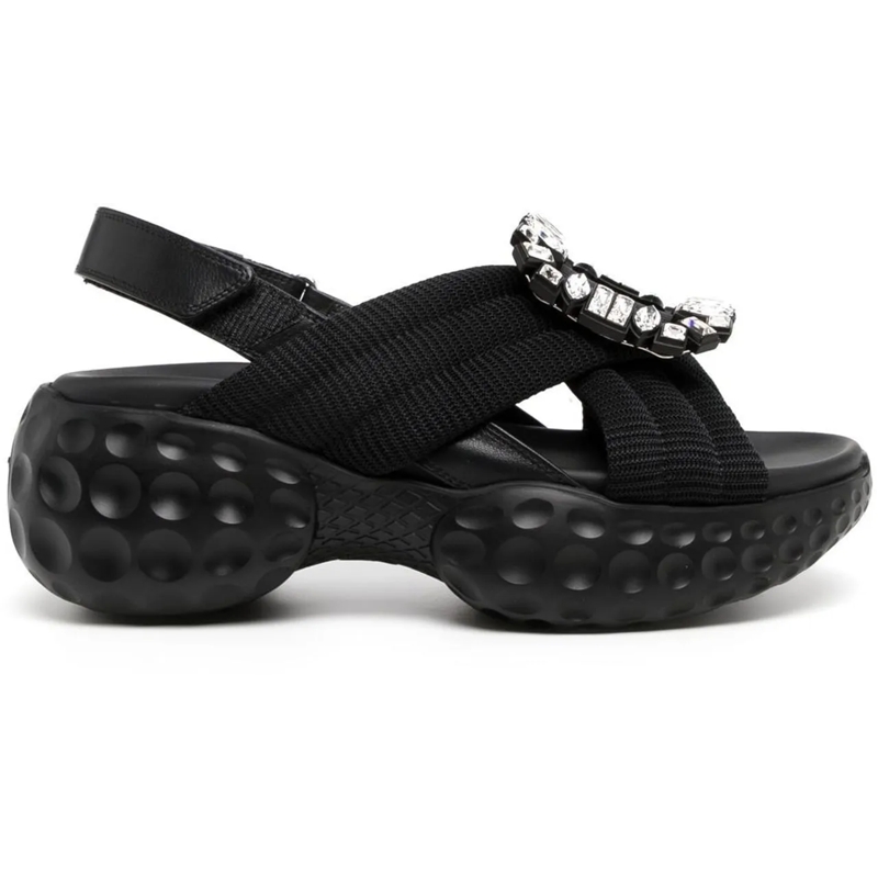Roger Vivier Sandales Sandals Black schwarz
