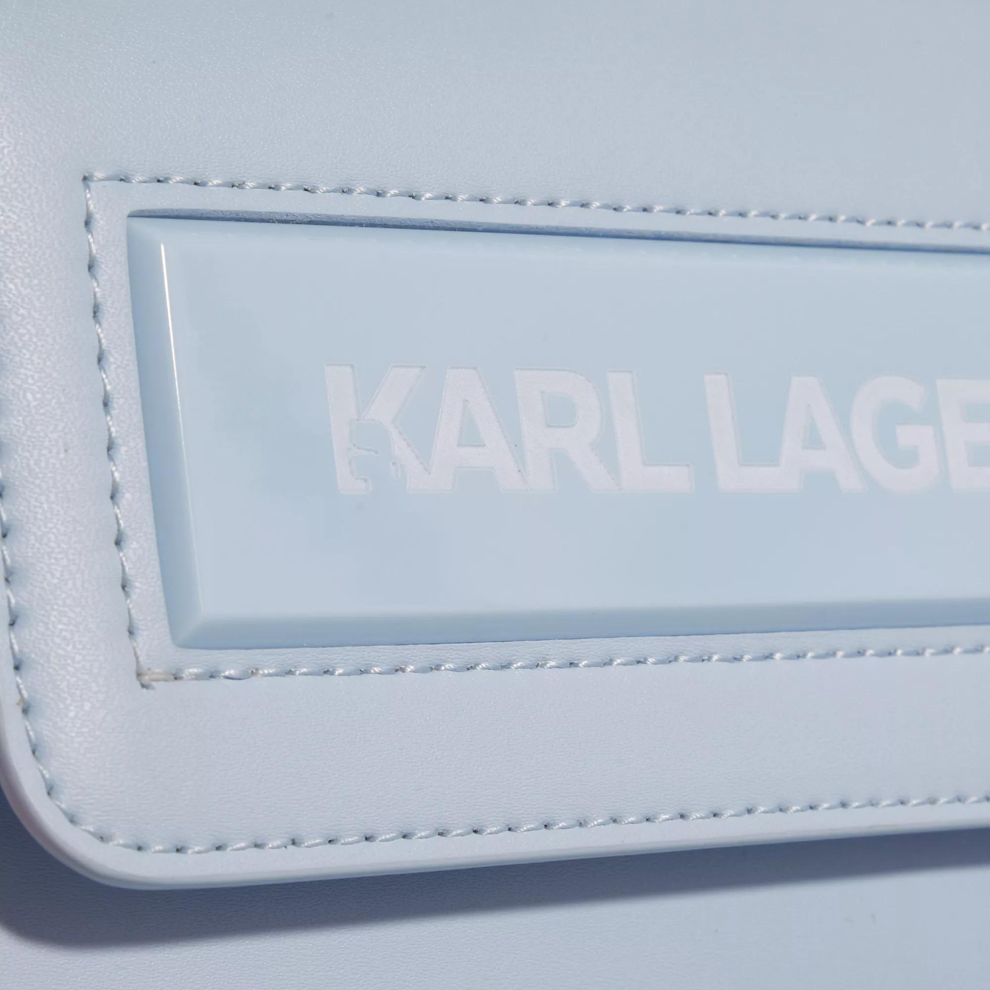 Karl Lagerfeld Hobo bags Icon K Sm Flap Shb Leather in blauw