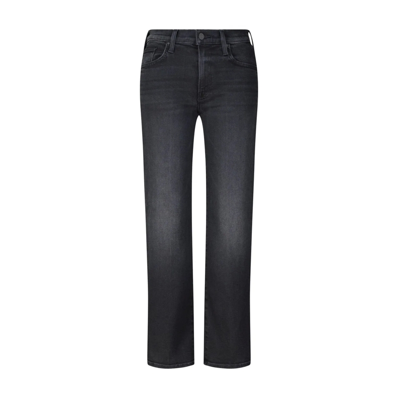 Mother Jeans Straight Jeans Rambler Schwarz