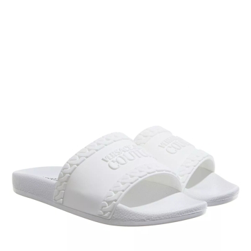 White best sale versace slides