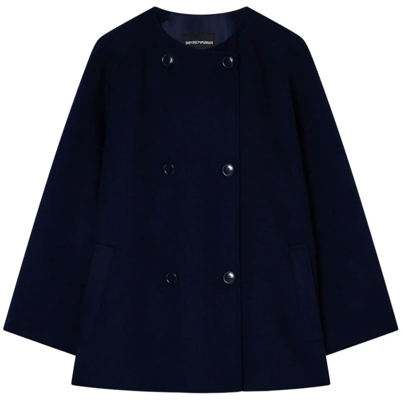 Emporio Armani Übergangsjacke Coats Blue blau