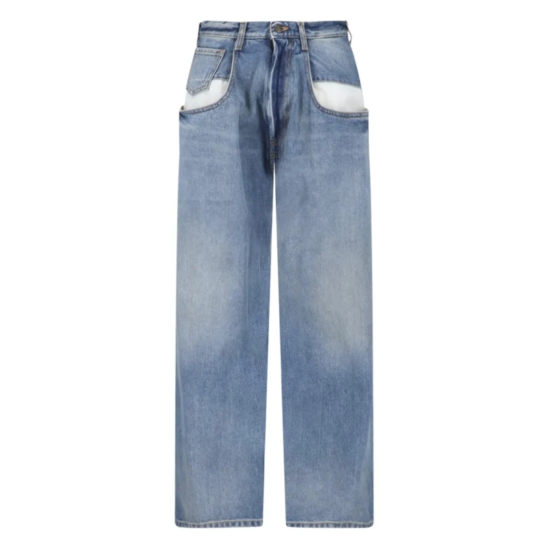 Maison Margiela Jeans Straight-Leg Jeans With Traditional Five-Pocket De Blue