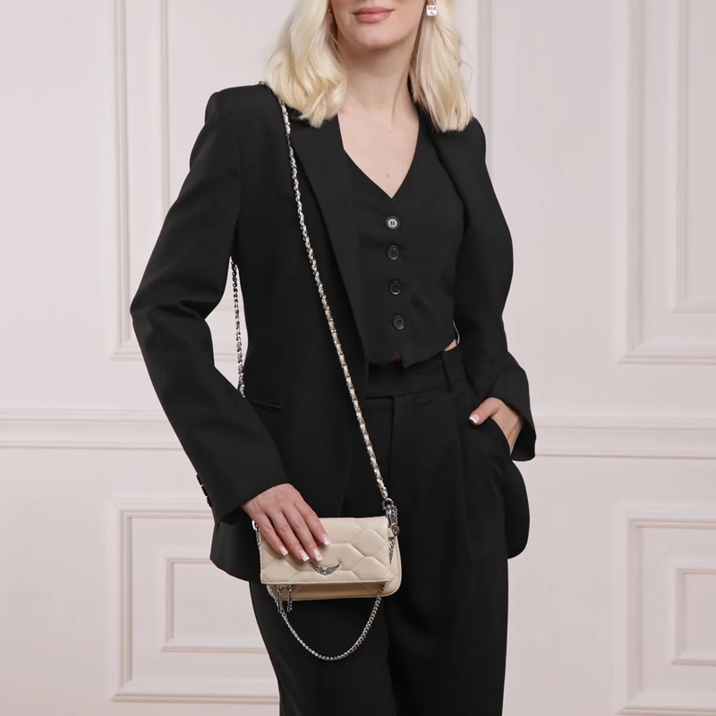 Zadig & Voltaire Crossbody Bag Rock Nano XL Mat Scale Flash(Image 3)