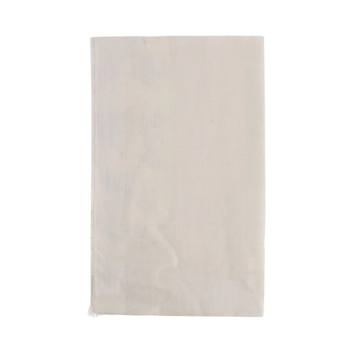 Faliero Sarti Écharpe légère Ivory Silk And Linen Scarf With Fringed Edges Neutrals