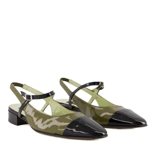 Carel Paris Oceano 24 Sandals - Leather - Khaki Green Sandale