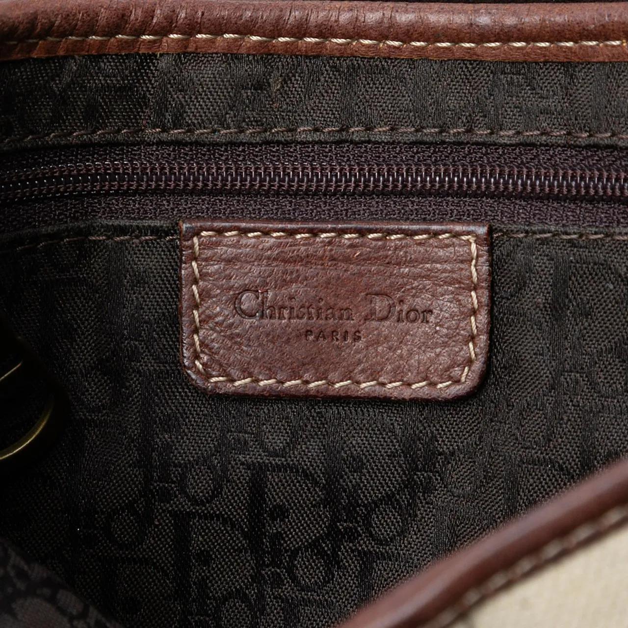 Thumbnail - Christian Dior Hobo Bags - Canvas Saddle Bag - Gr. unisize - in Braun - für Damen
