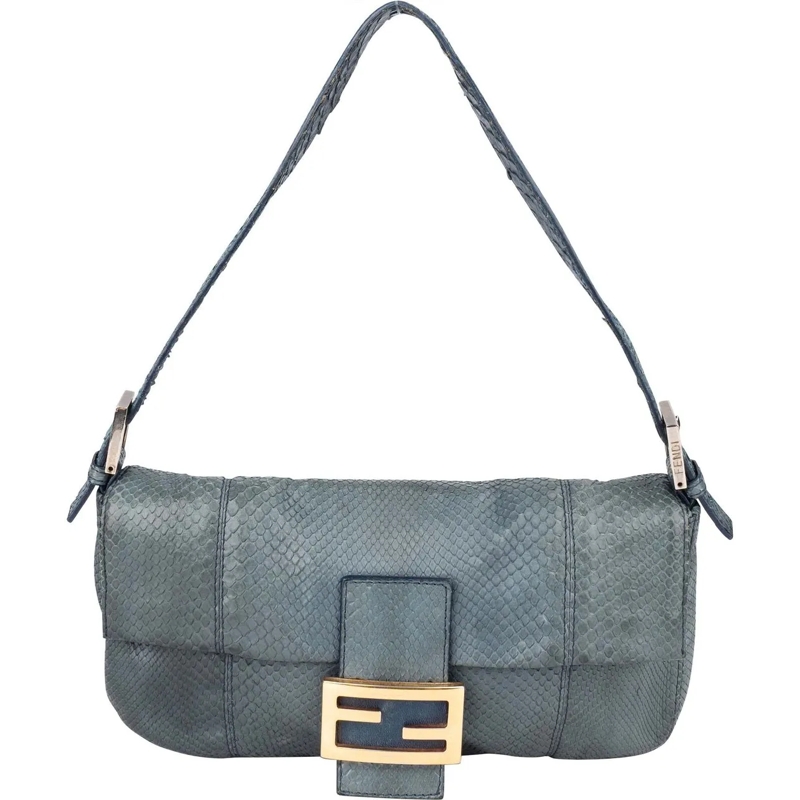 Fendi Schultertasche Fendi Limited Python Baguette Handbag mehrfarbig