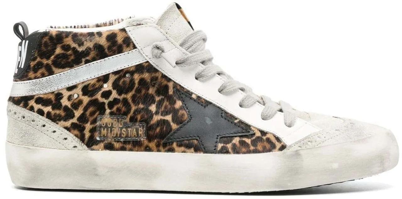 Thumbnail - Golden Goose Low-Top Sneaker - High-Top Sneakers With Striking Leopard Print Desi - Gr. 38 (EU) - in Bunt - für Damen