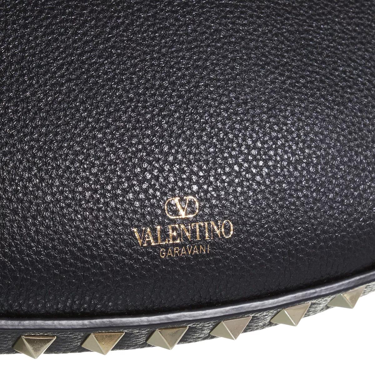 Valentino Garavani Pochettes Rockstud Mini Hobo in zwart