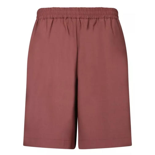 Bonsai Virgin Wool-Blend Bermuda Shorts Brown 