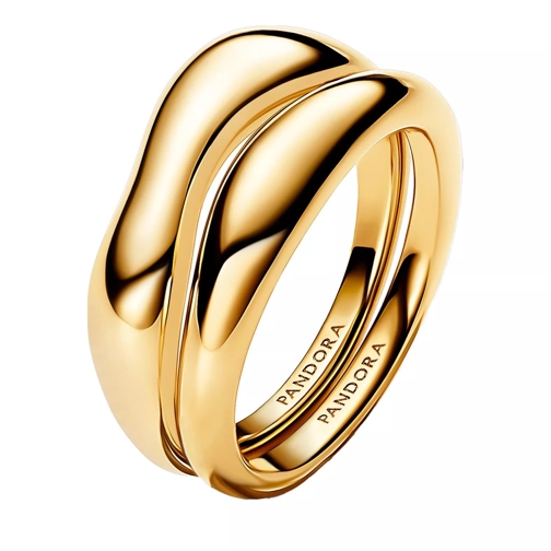 Pandora Ring 14k Gold-plated ring set Golden