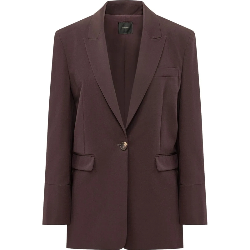 Pinko Blazer Blazer Kamut con Tasche a Patta braun