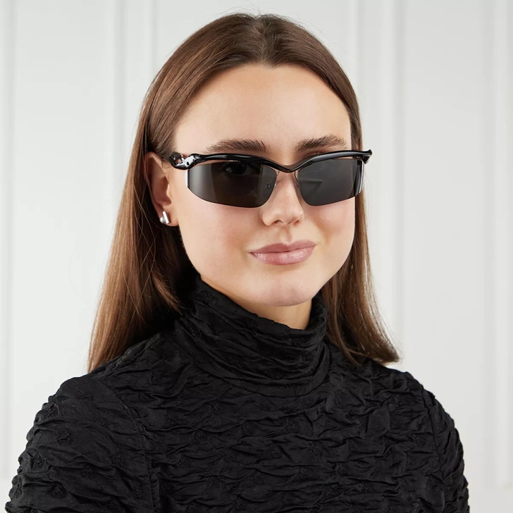 Prada 0PR A25S 71 1AB5S0 Black Sunglasses
