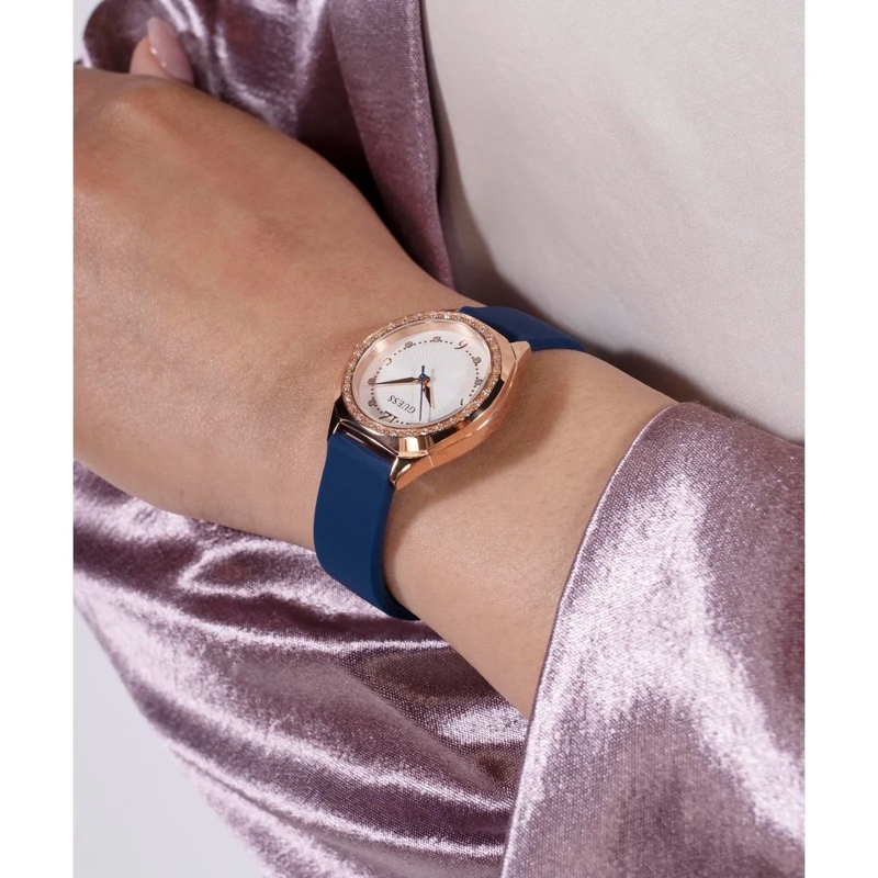 Guess Quarzuhr Quarz-Analoguhr Charlotte blau(Image 5)