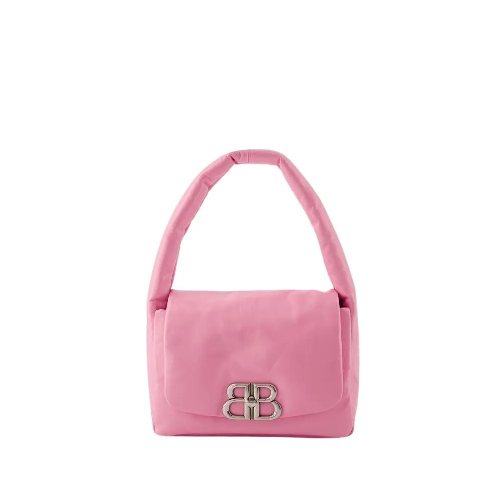 Balenciaga Shopper - Monaco Sling S Shoulder Bag - Leather - Pink - Gr. unisize - in Rosa - für Damen