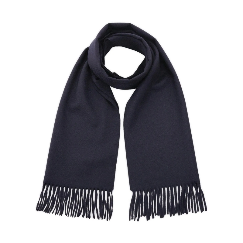 Altea Écharpe légère Schal aus Kaschmir Dunkelblau