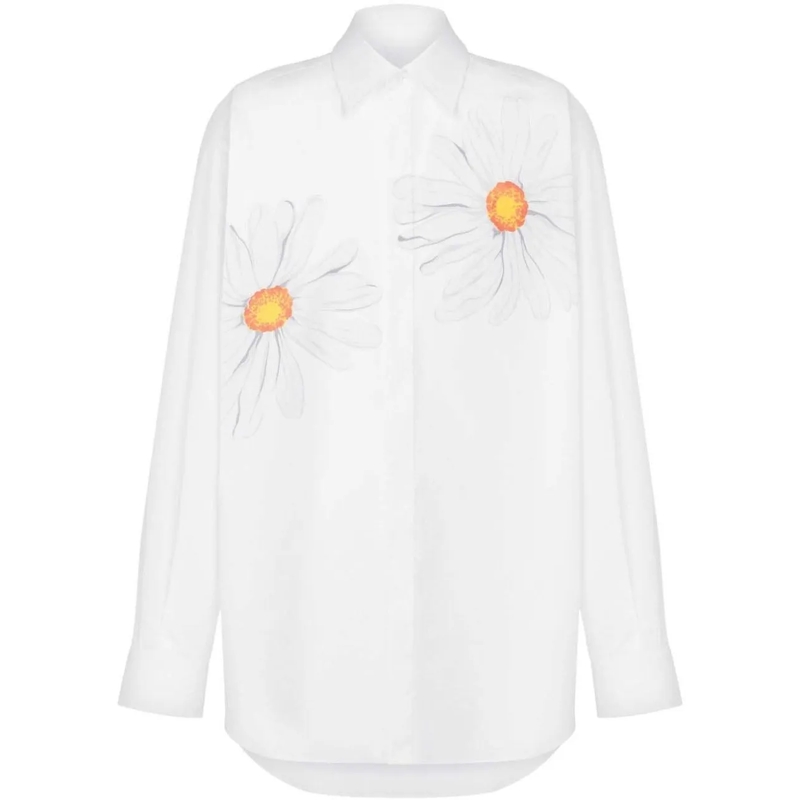 Moschino Legeres Oberteil Shirts White weiß