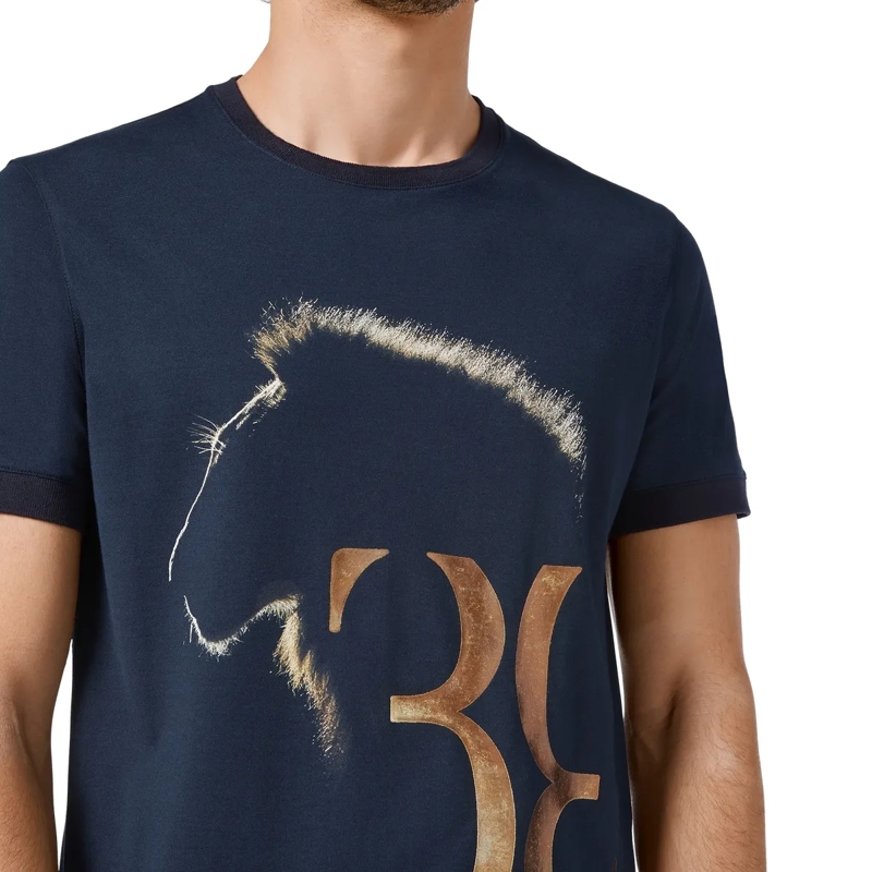 BILLIONAIRE T-Shirt T-Shirt Lion dunkel-blau(Image 4)