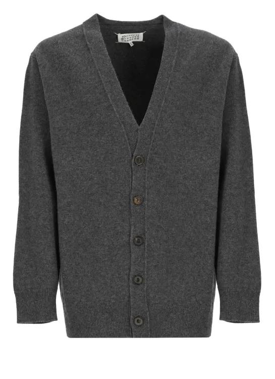 Maison Margiela - Wool Cardigan - Größe L - grau