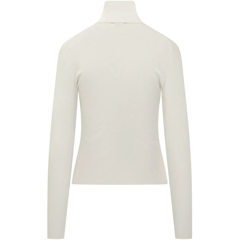 Courrèges  Dolcevita Courreges bianco con zip weiß(Image 2)