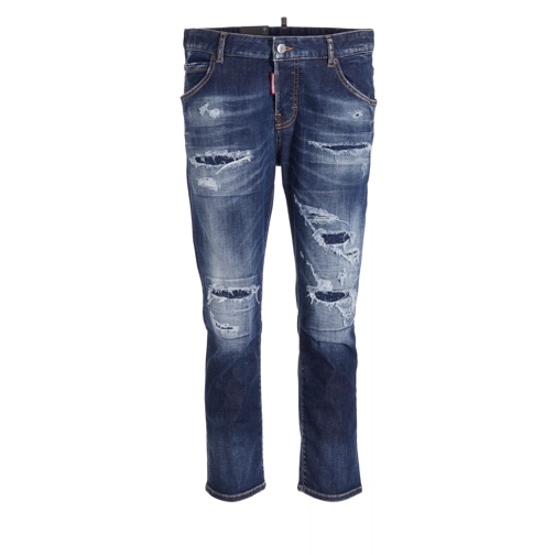 Dsquared2 Cool Giorl Cropped Jean 470 Rechte Been Jeans