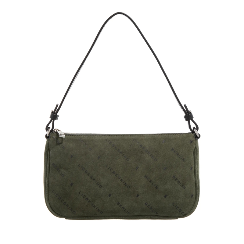 Liebeskind Berlin Crossbody Bag Monogram Diagonal Hydro Suede Crossbody Bag S Forest