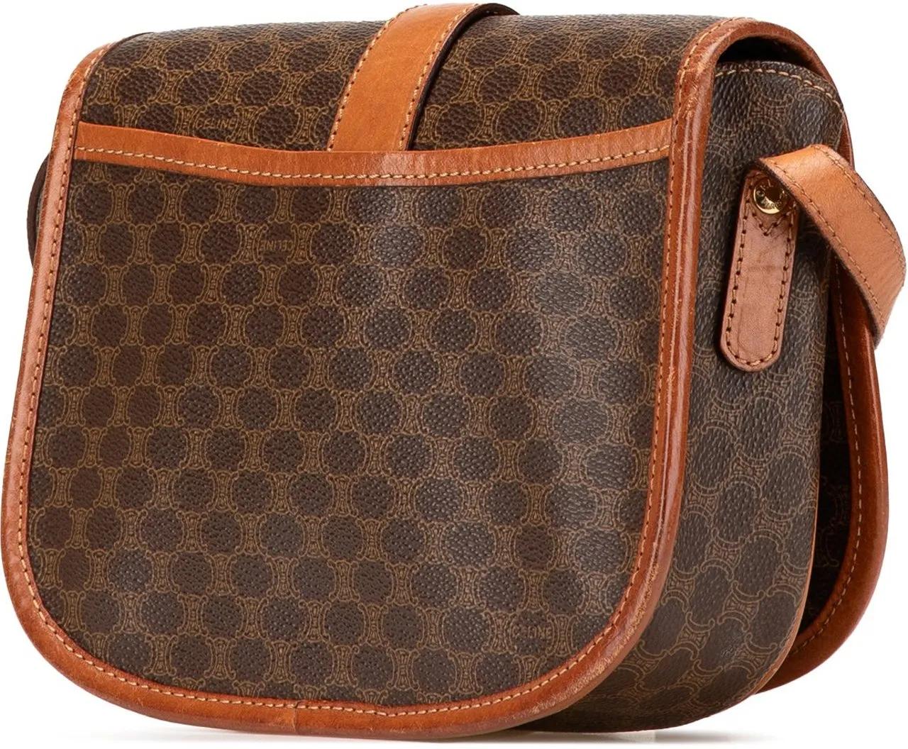Thumbnail - Celine Hobo Bags - 1990-2010 Macadam Coated Canvas Crossbody - Gr. unisize - in Braun - für Damen
