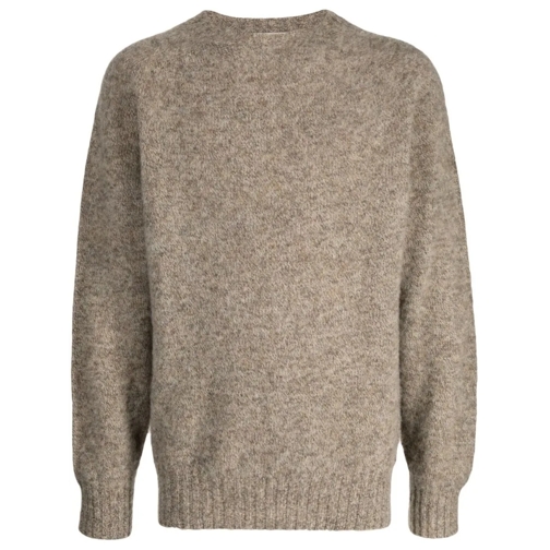 YMC Pullover Crewneck Sweater Brown