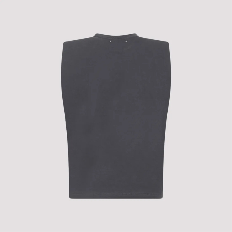Golden Goose T-shirt Anthracite Cotton T-Shirt Grey