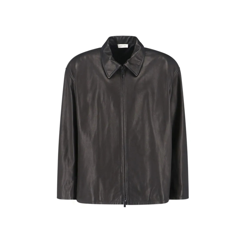 FEAR OF GOD Veste en cuir Calfskin Jacket – Black Black