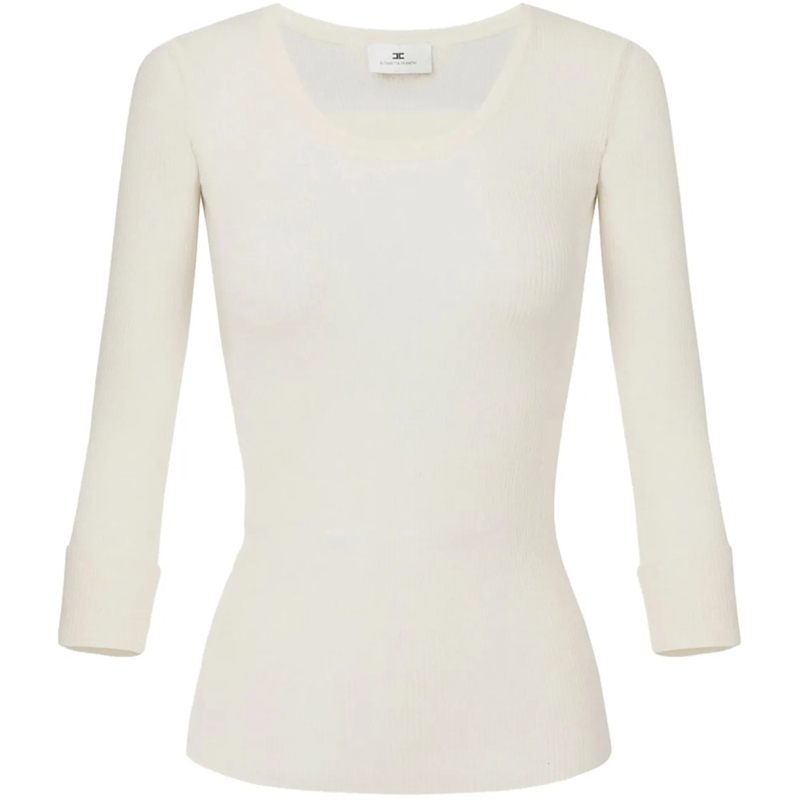 Elisabetta Franchi  Sweaters Milk weiß