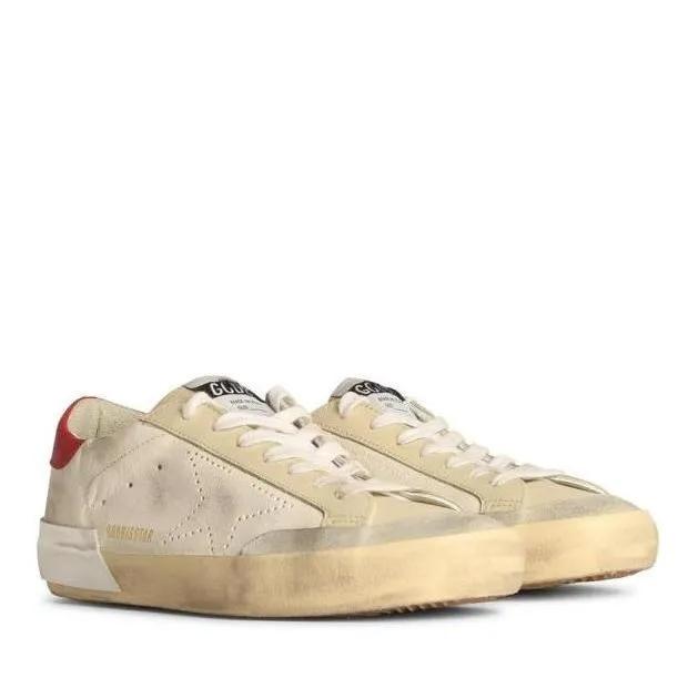 Golden Goose Low-Top Sneaker - White Leather Sneakers - Gr. 40 (EU) - in Weiß - für Damen