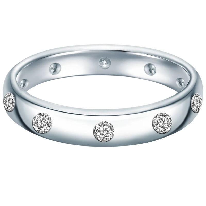 Trilani Ring Sterling Silber Ring Zirkonia silber