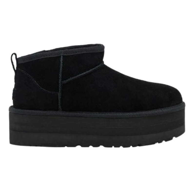 UGG Stiefel Dames Ultra Mini Platform Zwart schwarz
