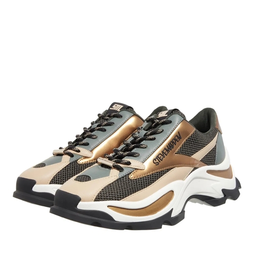 Steve Madden Zoomz Ice Pewter/Gold Platform Sneaker