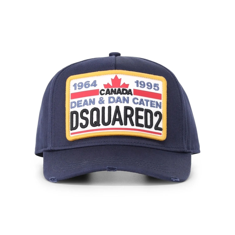 Dsquared2 Hut Cap mit Logo-Stickerei Navy